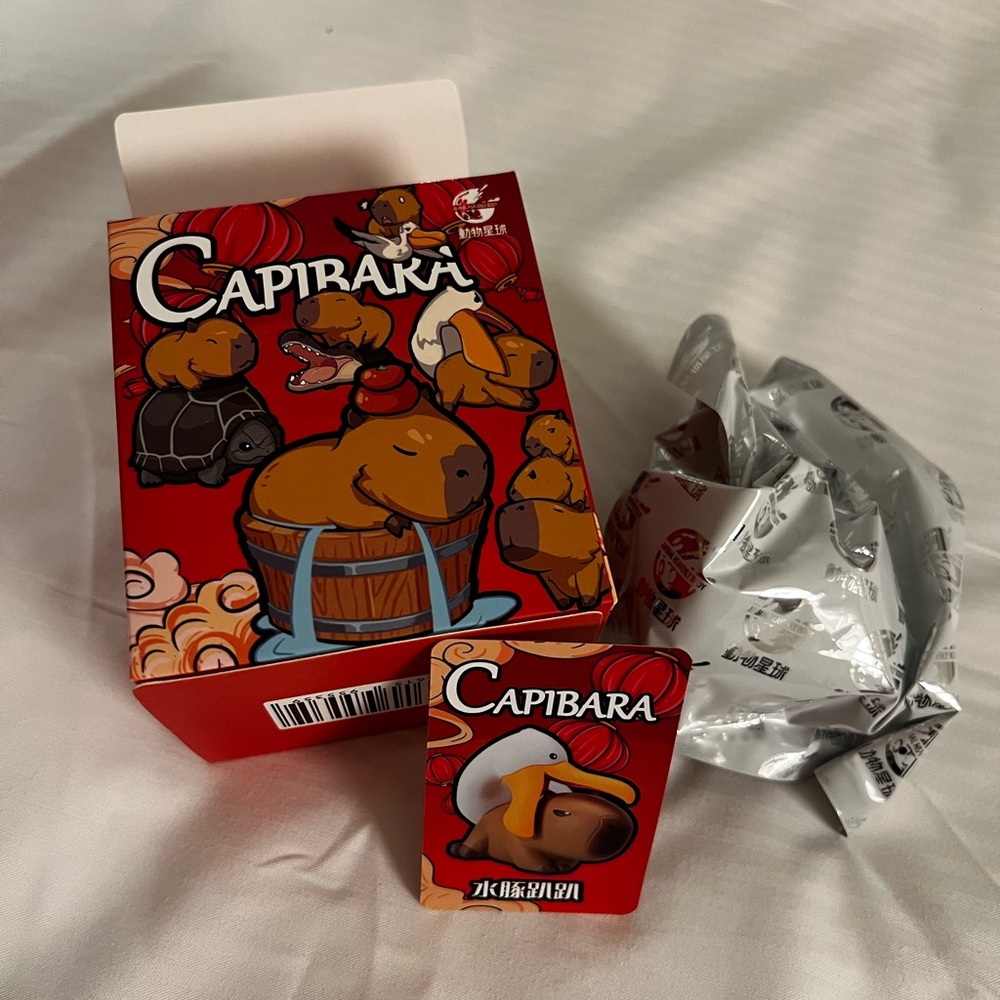 Capybara blind box - with pelican